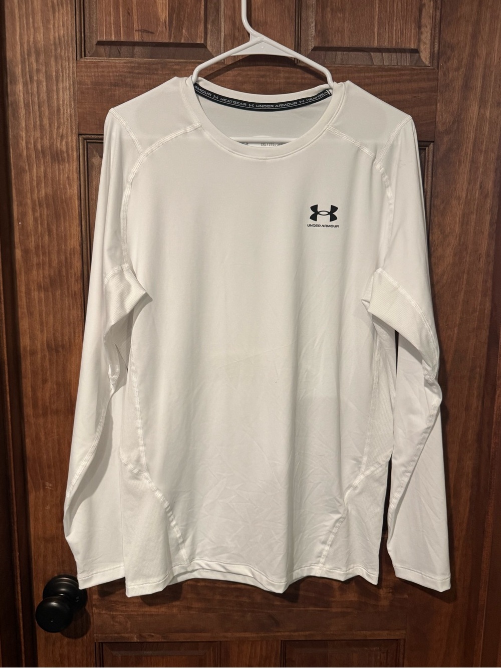 Under Armour Men’s Long Sleeve White Performance Tee